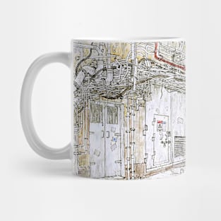 Hong Kong back street Mug